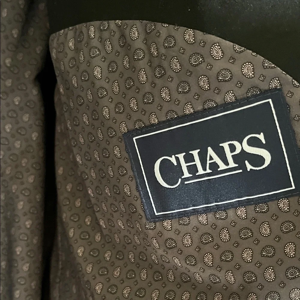 Chaps Elegant Black Men's Blazer 50R